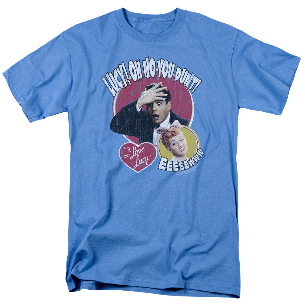 I LOVE LUCY/YELLING IN SPANISH - S/S ADULT 18/1 - CAROLINA BLUE