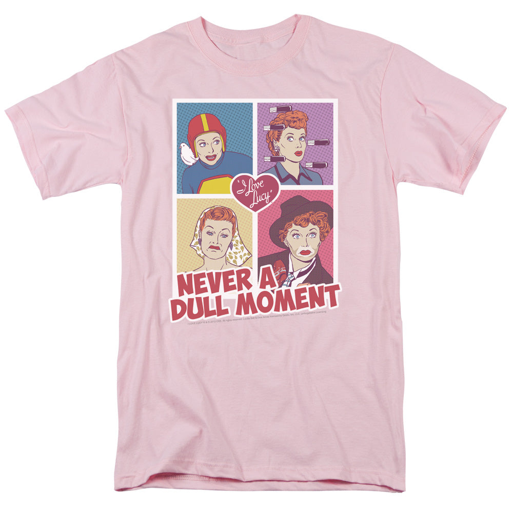 I LOVE LUCY/PANELS - S/S ADULT 18/1 - PINK