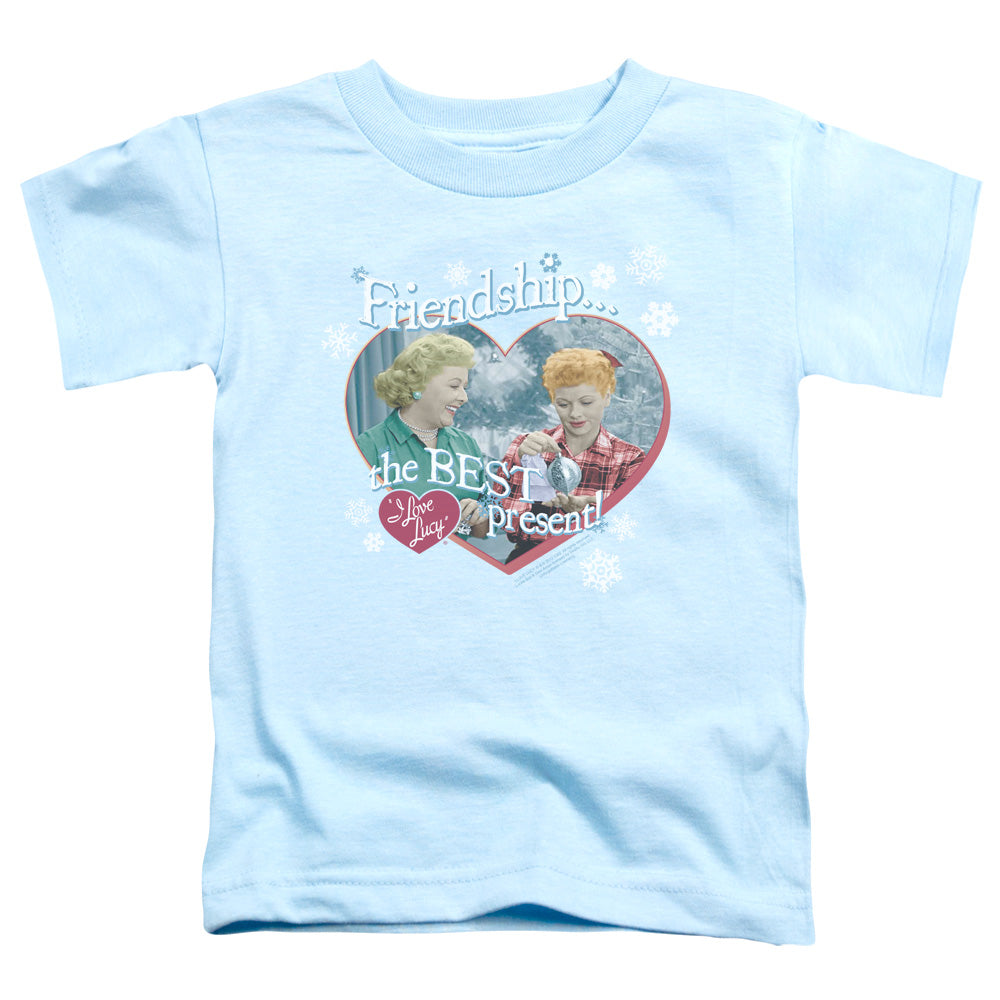 I LOVE LUCY/THE BEST PRESENT - S/S TODDLER TEE - LIGHT BLUE