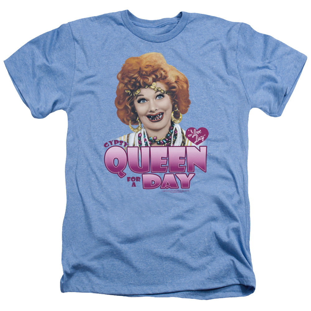 I LOVE LUCY/GYPSY QUEEN - ADULT HEATHER - LIGHT BLUE