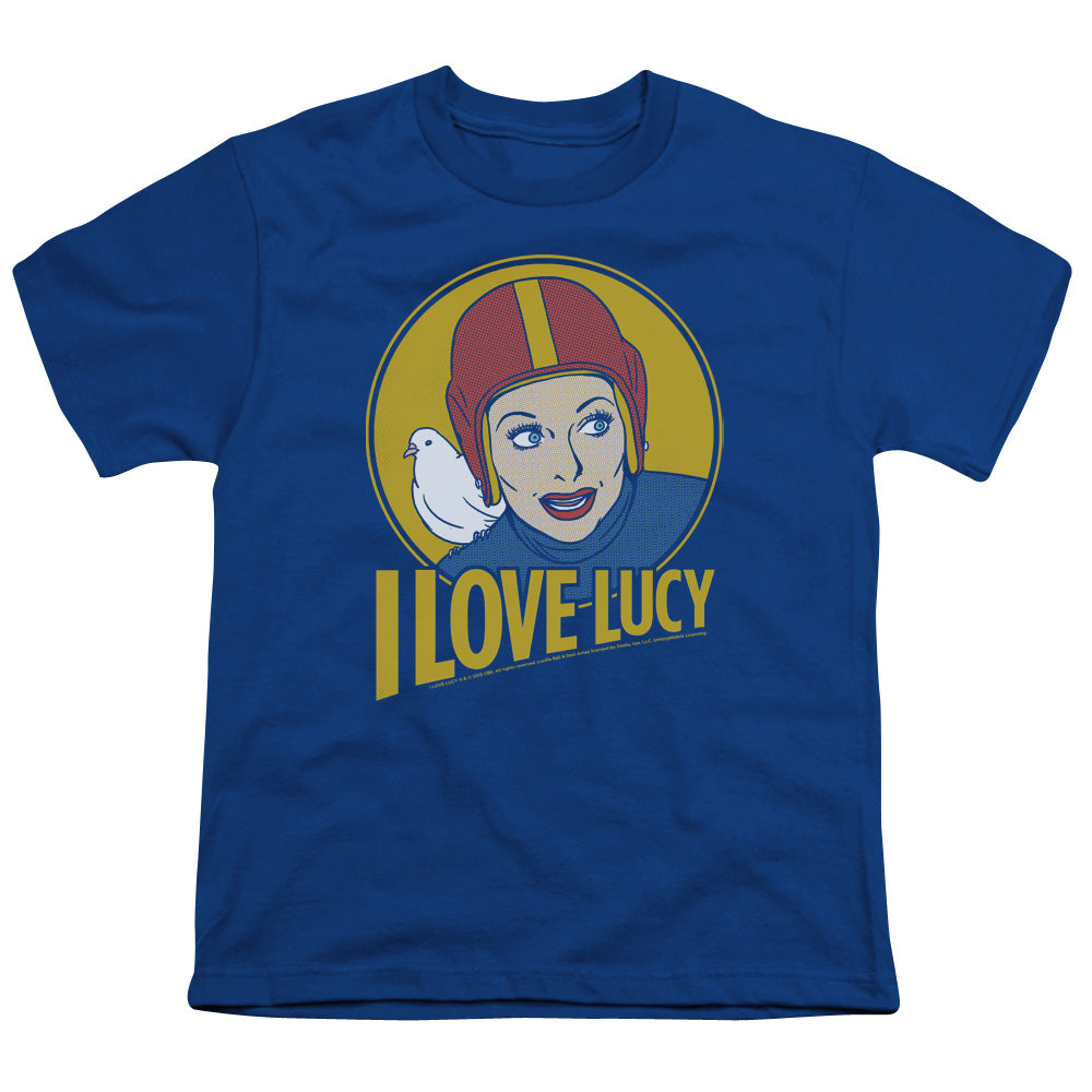 I LOVE LUCY/LB SUPER COMIC - S/S YOUTH 18/1 - ROYAL BLUE