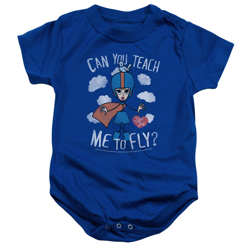 I LOVE LUCY/FLY - INFANT SNAPSUIT - ROYAL BLUE