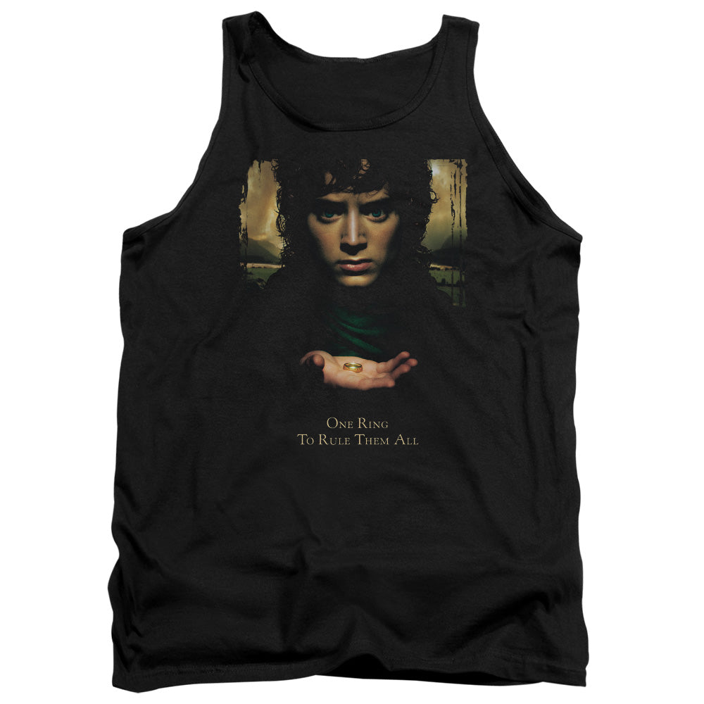 LOR/FRODO ONE RING - ADULT TANK - BLACK