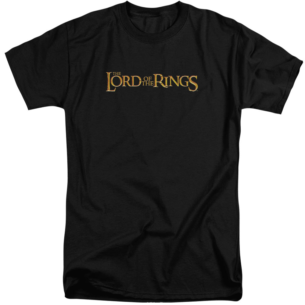 LOR/LOTR LOGO - S/S ADULT TALL 18/1 - BLACK