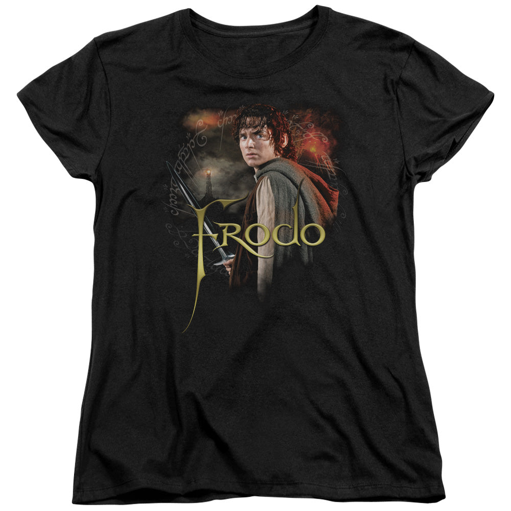 LOR/FRODO - S/S WOMENS TEE - BLACK