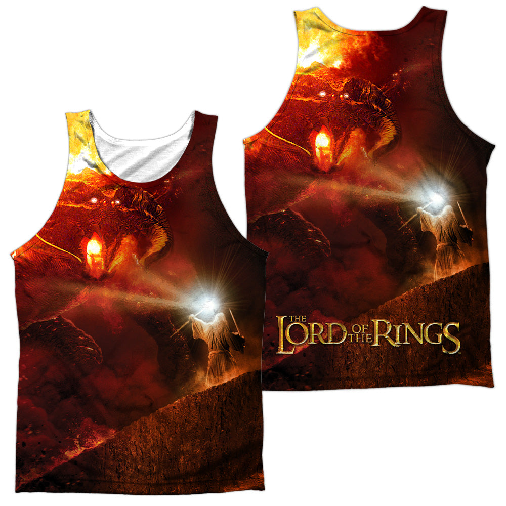 LOR/NO PASSING (FRONT/BACK PRINT) - ADULT POLY TANK TOP - MULTI