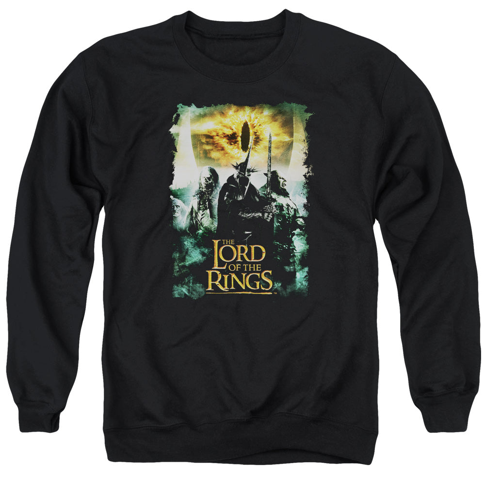 LORD OF THE RINGS/VILLAIN GROUP - ADULT CREWNECK SWEATSHIRT - BLACK