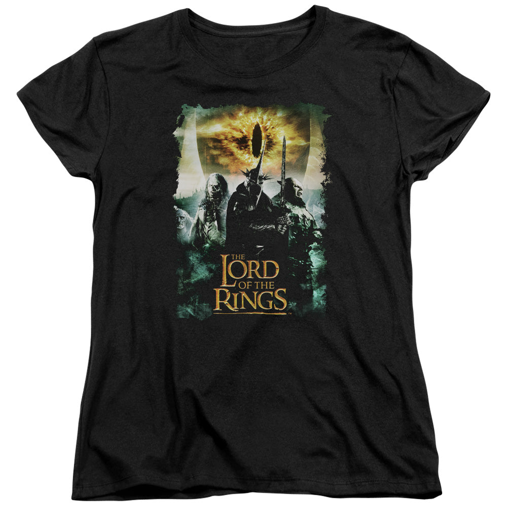 LORD OF THE RINGS/VILLAIN GROUP - S/S WOMENS TEE - BLACK