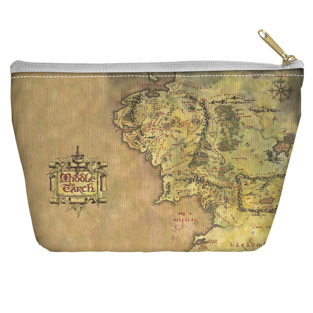 LORD OF THE RINGS/MIDDLE EARTH MAP - T-BOTTOM ACCESSORY POUCH