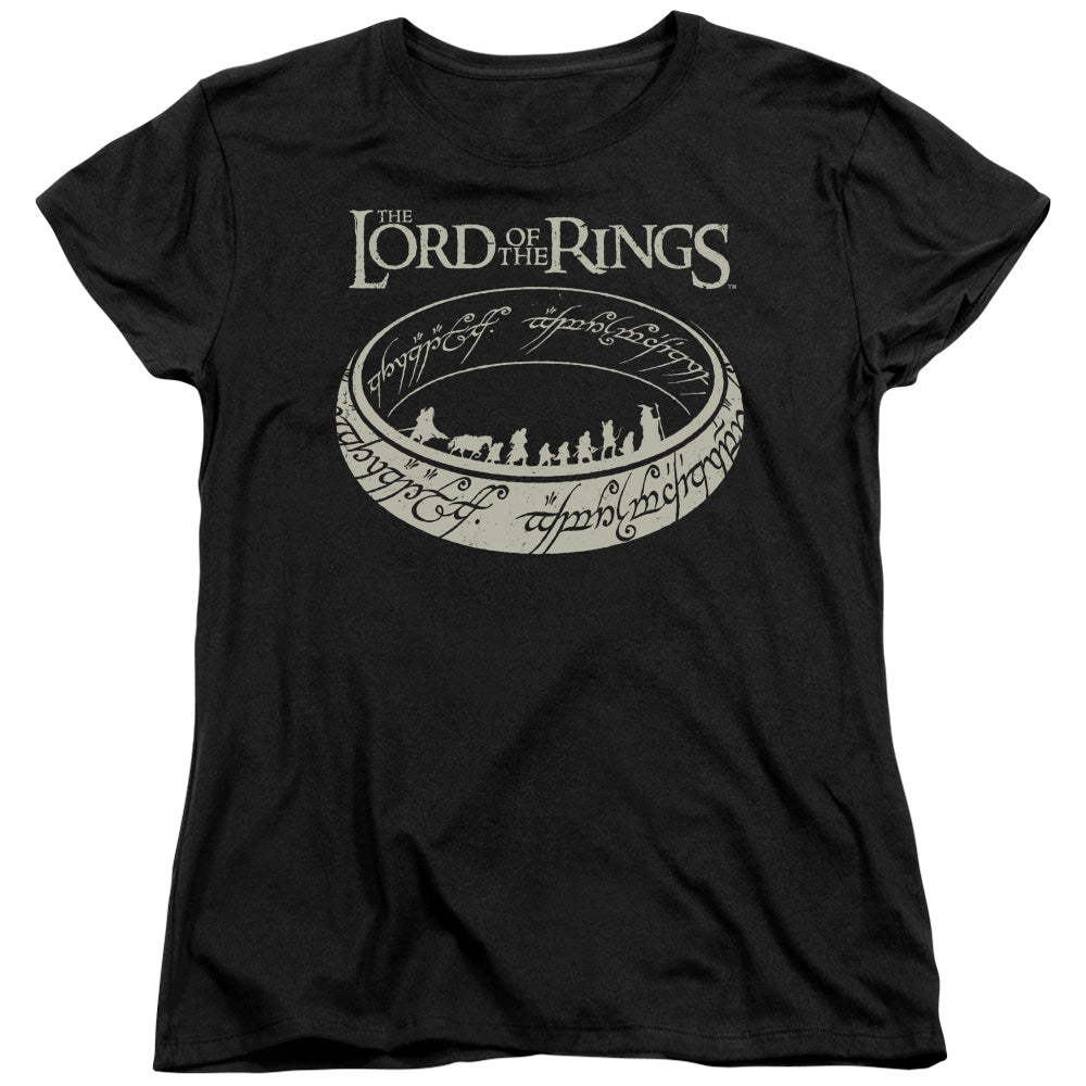 LORD OF THE RINGS/THE JOURNEY - S/S WOMENS TEE - BLACK