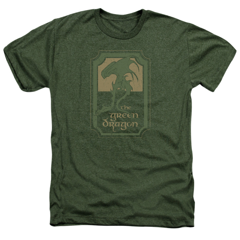 LORD OF THE RINGS/GREEN DRAGON TAVERN - ADULT HEATHER - MILITARY GREEN