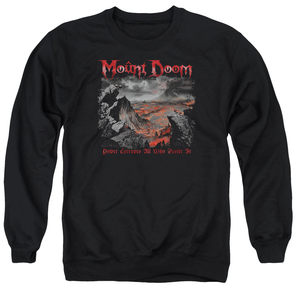 LORD OF THE RINGS/POWER CORRUPTS - ADULT CREWNECK SWEATSHIRT - BLACK