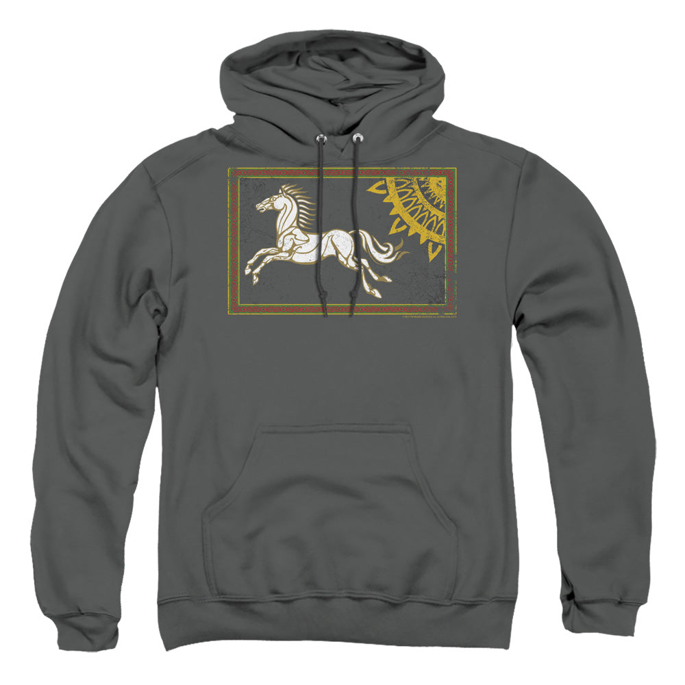 LOR/ROHAN BANNER - ADULT PULLOVER HOODIE - CHARCOAL