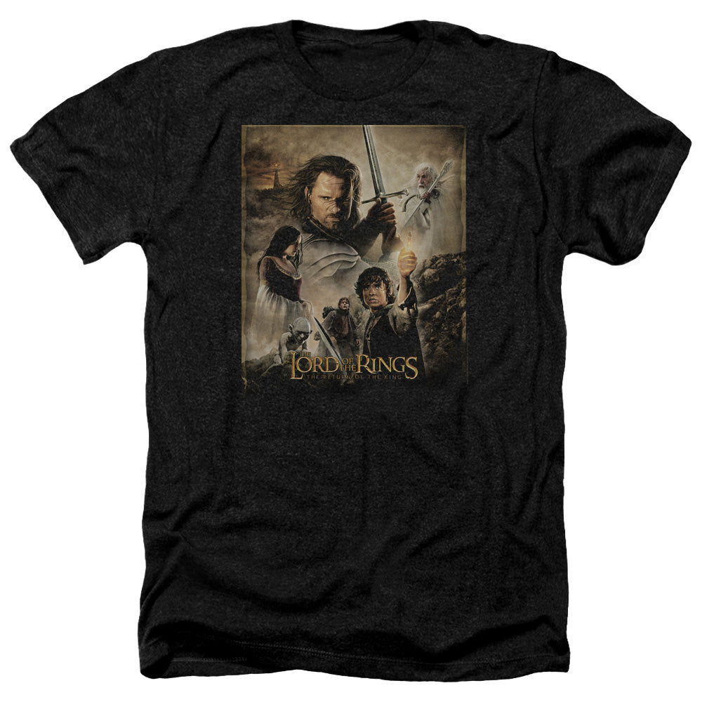LOR/ROTK POSTER - ADULT HEATHER - BLACK