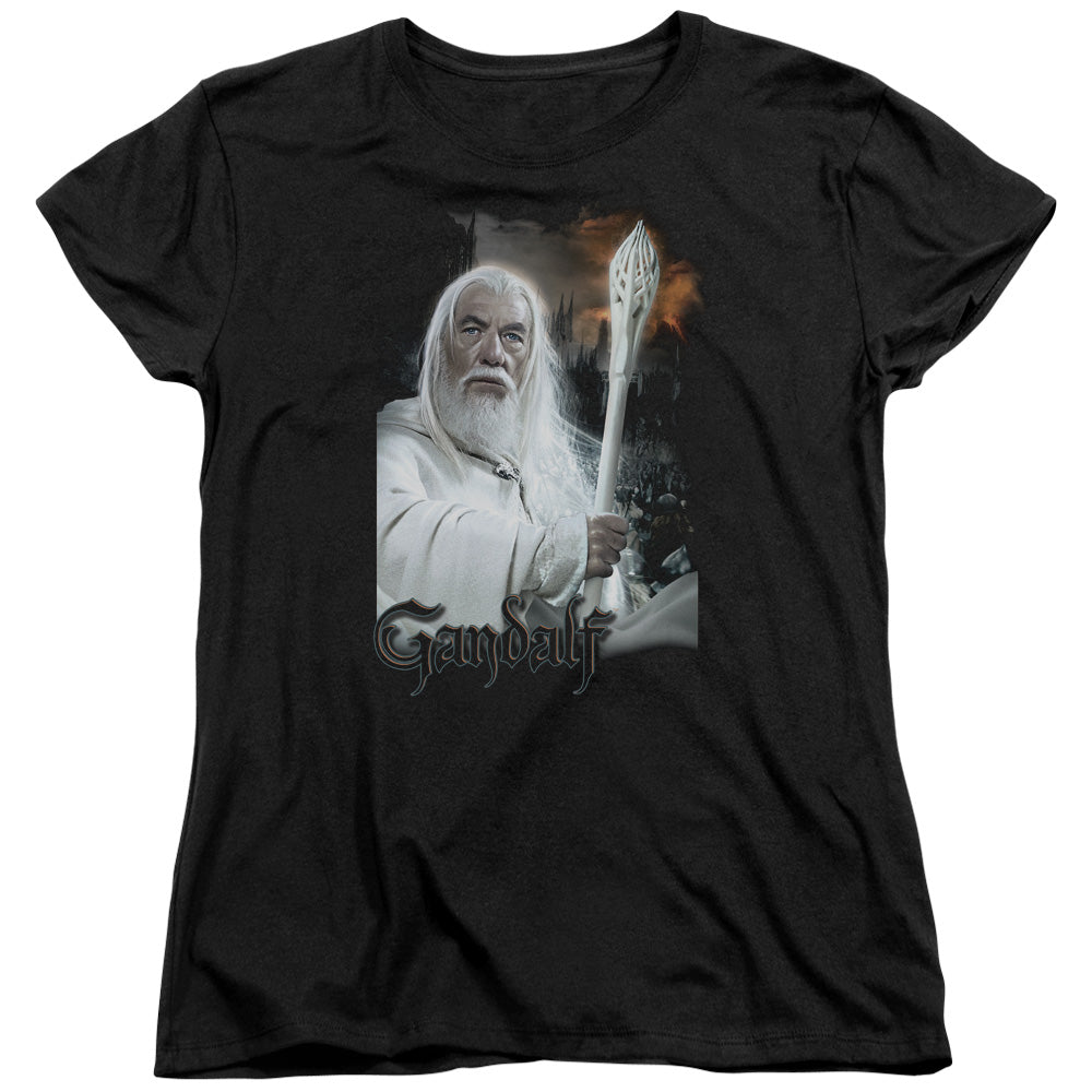 LOR/GANDALF - S/S WOMENS TEE - BLACK