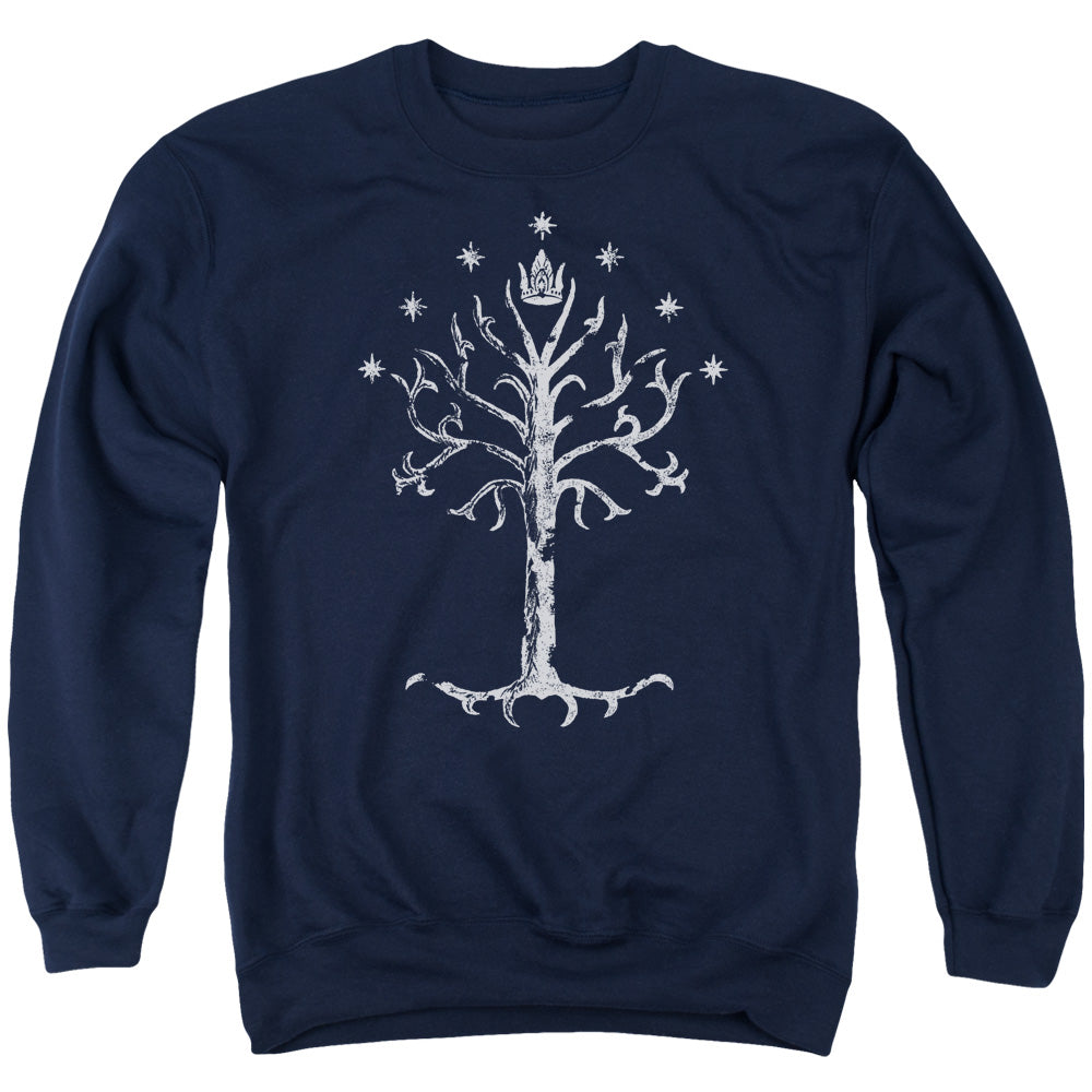 LOR/TREE OF GONDOR - ADULT CREWNECK SWEATSHIRT - NAVY