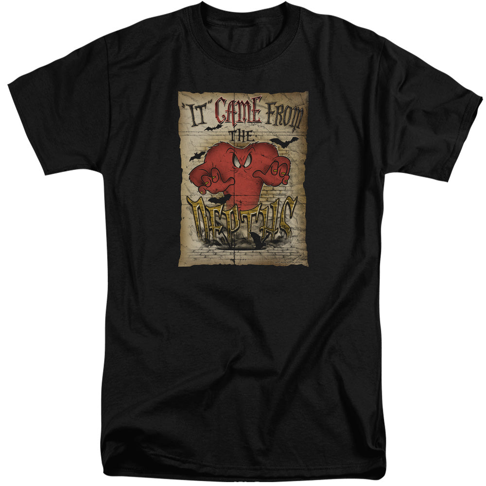 LOONEY TUNES/THE DEPTHS - S/S ADULT TALL 18/1 - BLACK