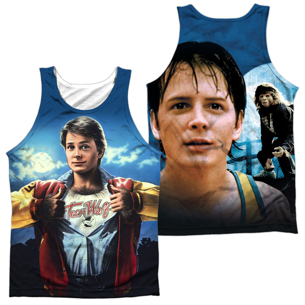 TEEN WOLF/POSTER SUB (FRONT/BACK PRINT) - ADULT POLY TANK TOP - MULTI