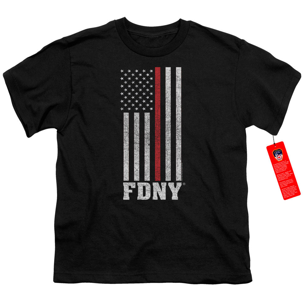 NEW YORK CITY/THIN RED LINE - S/S YOUTH 18/1 - BLACK
