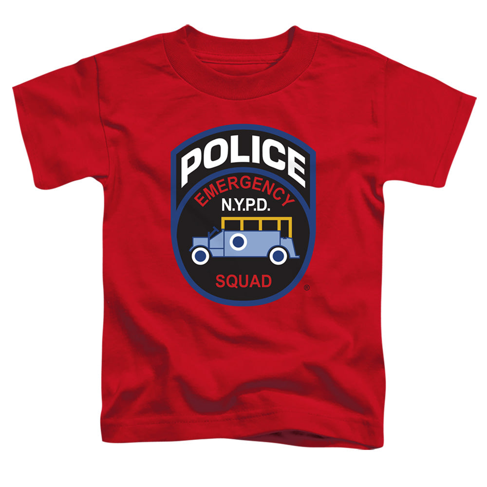 NEW YORK CITY/EMERGENCY SQUAD - S/S TODDLER TEE - RED