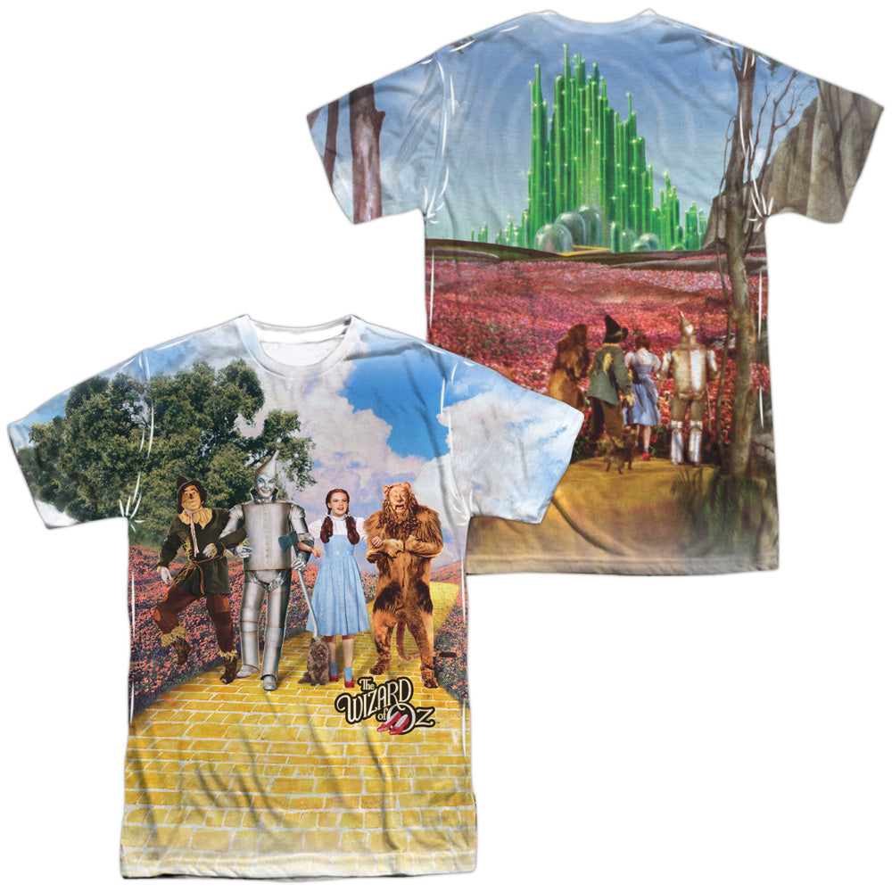 WOZ/ON THE ROAD (FRONT/BACK PRINT) - S/S ADULT POLY CREW - MULTI