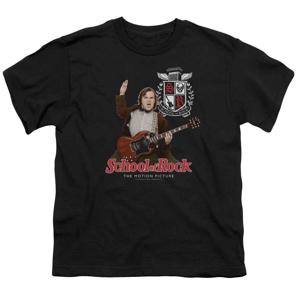SCHOOL OF ROCK/THE TEACHER IS IN - S/S YOUTH 18/1 - BLACK