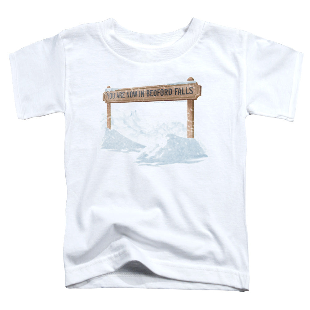 ITS A WONDERFUL LIFE/BEDFORD FALLS - S/S TODDLER TEE - WHITE