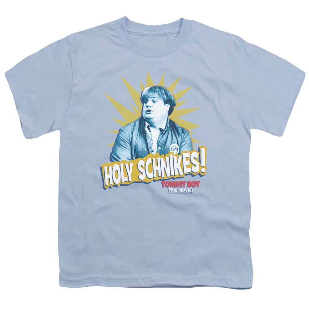 TOMMY BOY/HOLY SCHIKES - S/S YOUTH 18/1 - LIGHT BLUE