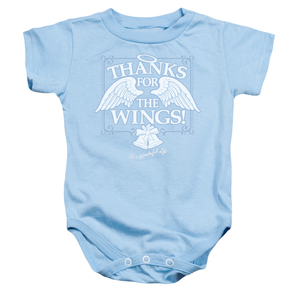 ITS A WONDERFUL LIFE/DEAR GEORGE - INFANT SNAPSUIT - LIGHT BLUE