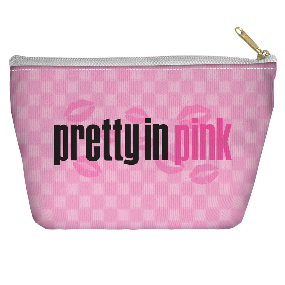 PRETTY IN PINK/KISS ME - T-BOTTOM ACCESSORY POUCH