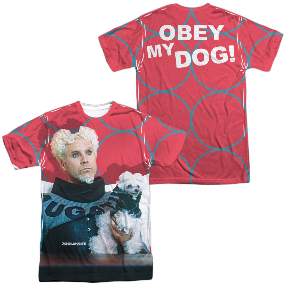 ZOOLANDER/MUGATU (FRONT/BACK PRINT) - S/S ADULT POLY CREW - MULTI