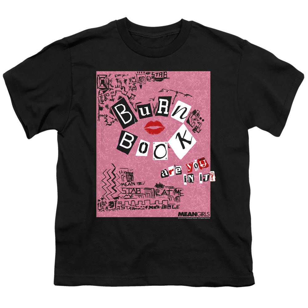 MEAN GIRLS/BURN BOOK - S/S YOUTH 18/1 - BLACK
