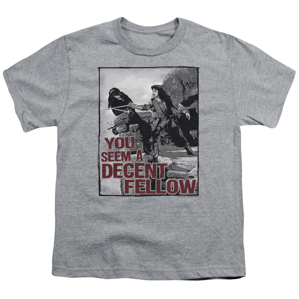 PRINCESS BRIDE/FELLOW - S/S YOUTH 18/1 - ATHLETIC HEATHER
