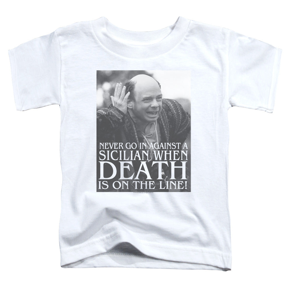 PRINCESS BRIDE/SICILIAN - S/S TODDLER TEE - WHITE