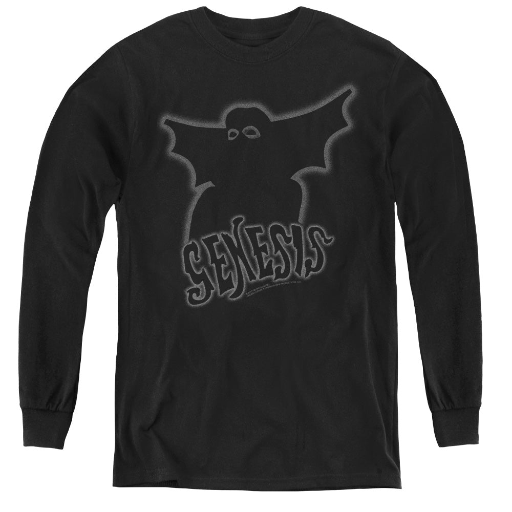 GENESIS/WATCHER OF THE SKIES - YOUTH LONG SLEEVE TEE - BLACK
