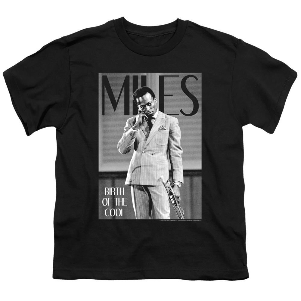 MILES DAVIS/SIMPLY COOL - S/S YOUTH 18/1 - BLACK