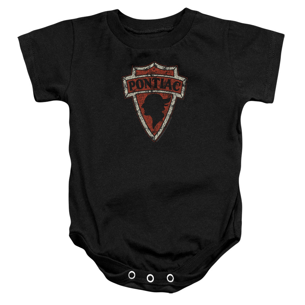 PONTIAC/EARLY PONTIAC ARROWHEAD - INFANT SNAPSUIT - BLACK
