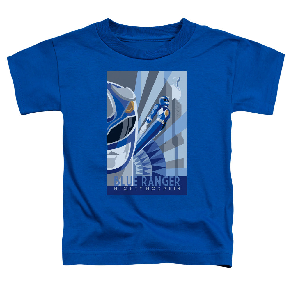 POWER RANGERS/BLUE RANGER DECO - S/S TODDLER TEE - ROYAL BLUE