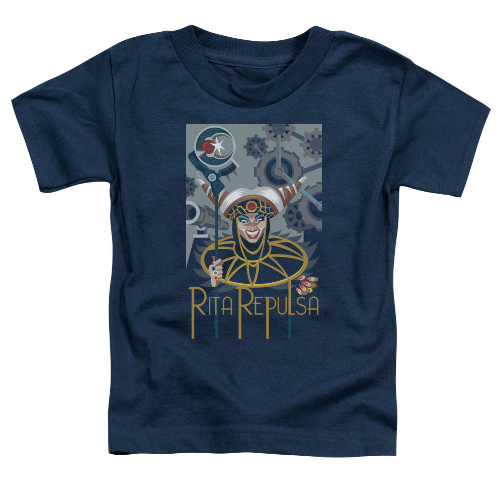 POWER RANGERS/RITA DECO - S/S TODDLER TEE - NAVY