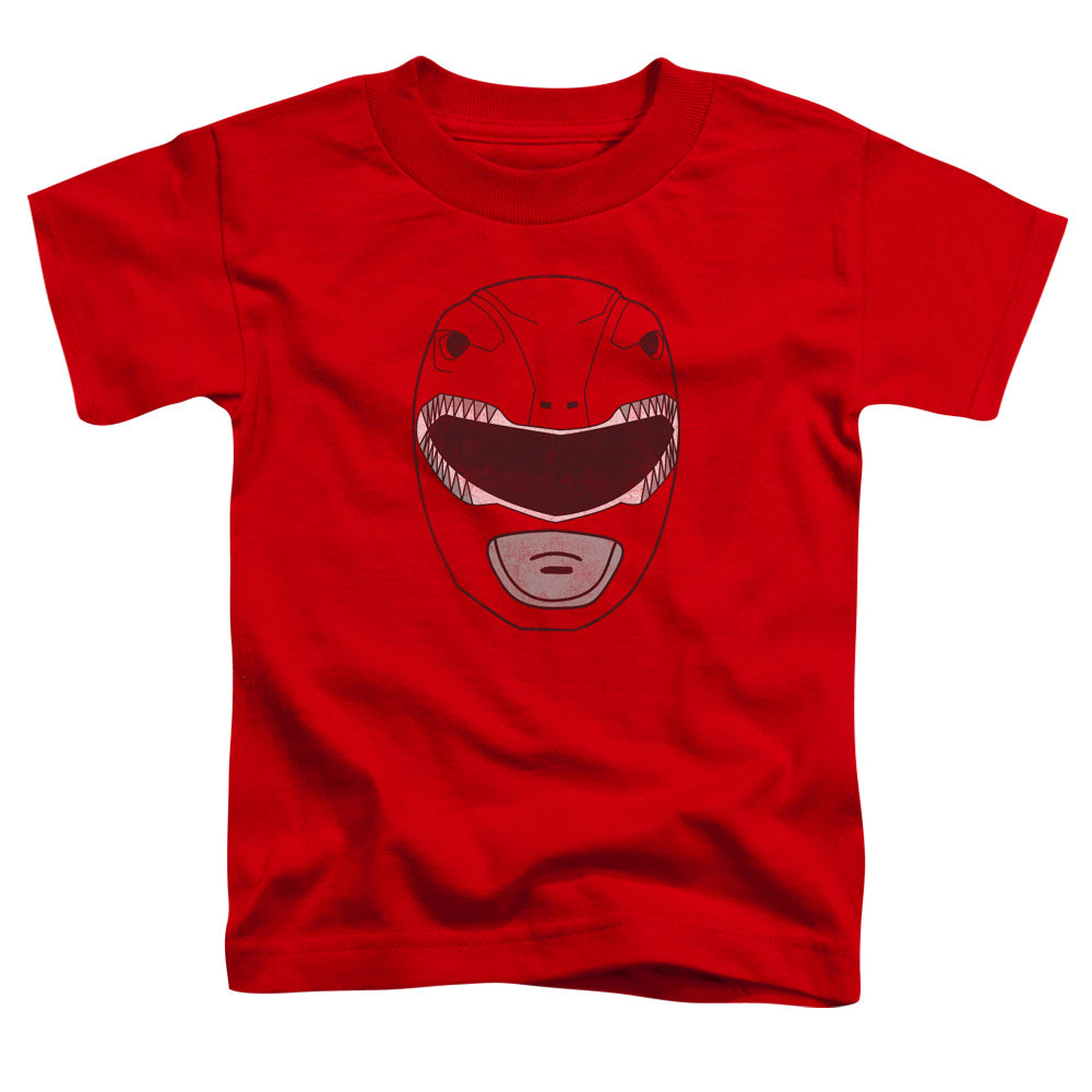 POWER RANGERS/RED RANGER MASK - S/S TODDLER TEE - RED