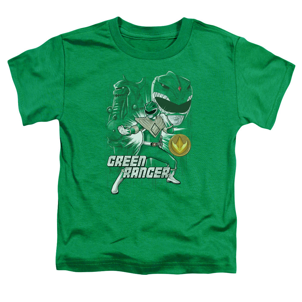 POWER RANGERS/GREEN RANGER - S/S TODDLER TEE - KELLY GREEN