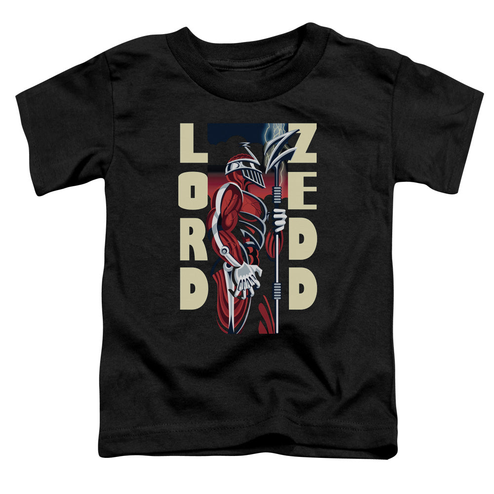 POWER RANGERS/ZEDD DECO - S/S TODDLER TEE - BLACK
