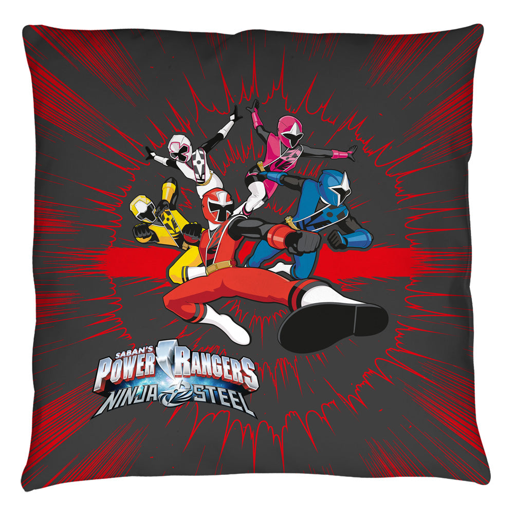 POWER RANGERS NINJA STEEL/NINJA TEAM - THROW PILLOW