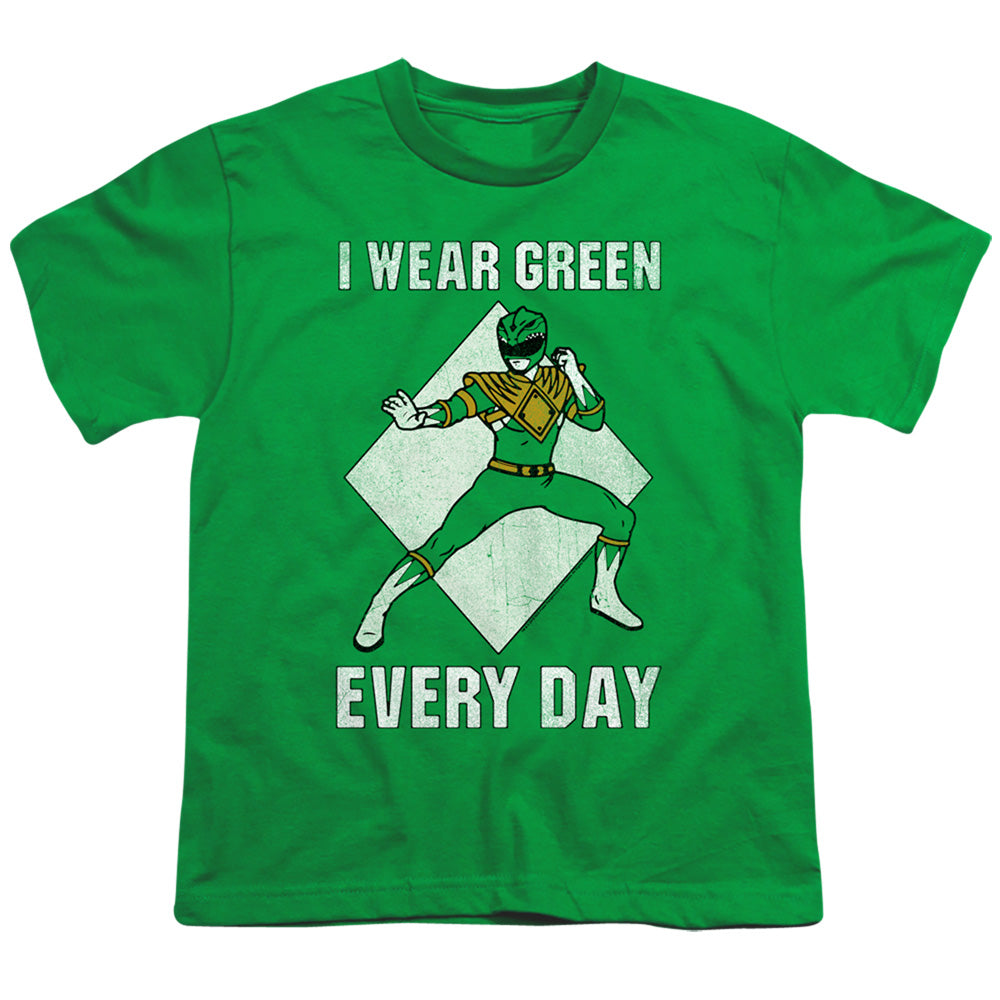 POWER RANGERS/ALWAYS GREEN - S/S YOUTH 18/1 - KELLY GREEN