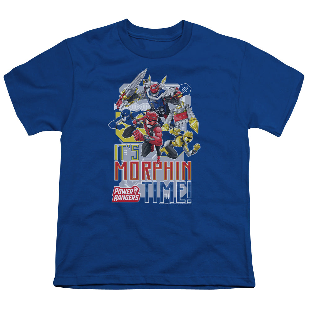 POWER RANGERS BEAST MORPHERS/MORPHIN TIME - S/S YOUTH 18/1 - ROYAL BLUE