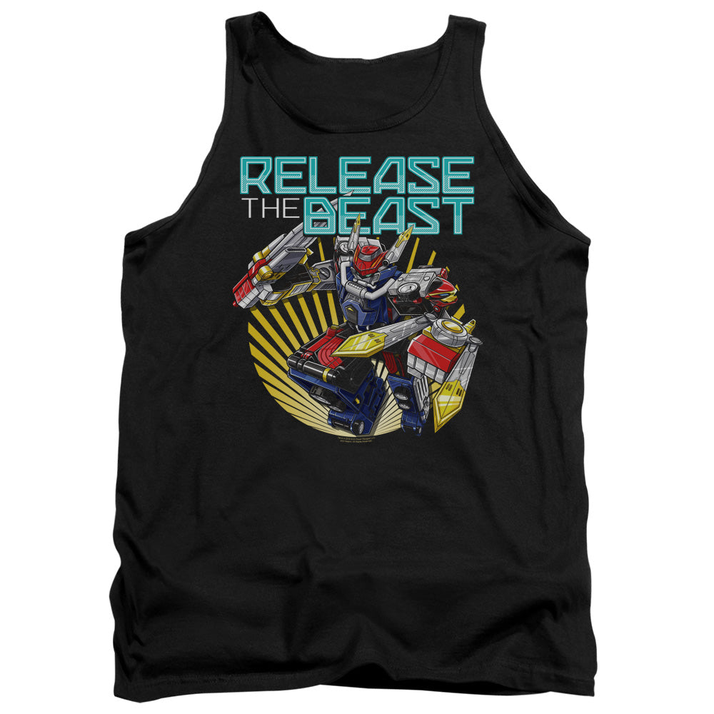 POWER RANGERS BEAST MORPHERS/BEAST RELEASE - ADULT TANK - BLACK