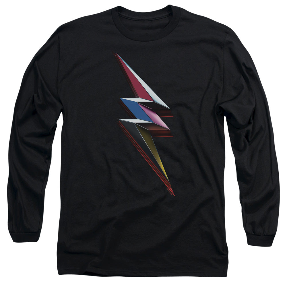 POWER RANGERS MOVIE/MOVIE BOLT -  L/S ADULT 18/1  - BLACK