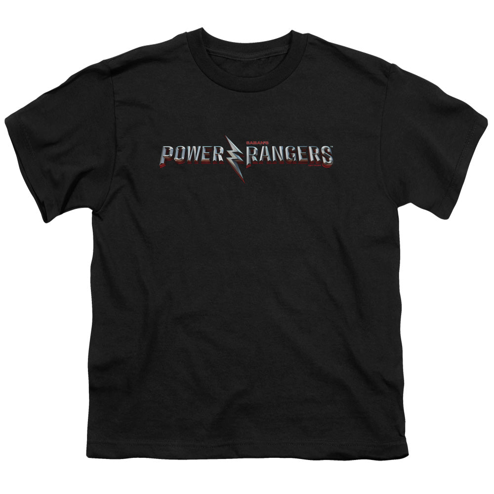 POWER RANGERS MOVIE/MOVIE LOGO - S/S YOUTH 18/1 - BLACK