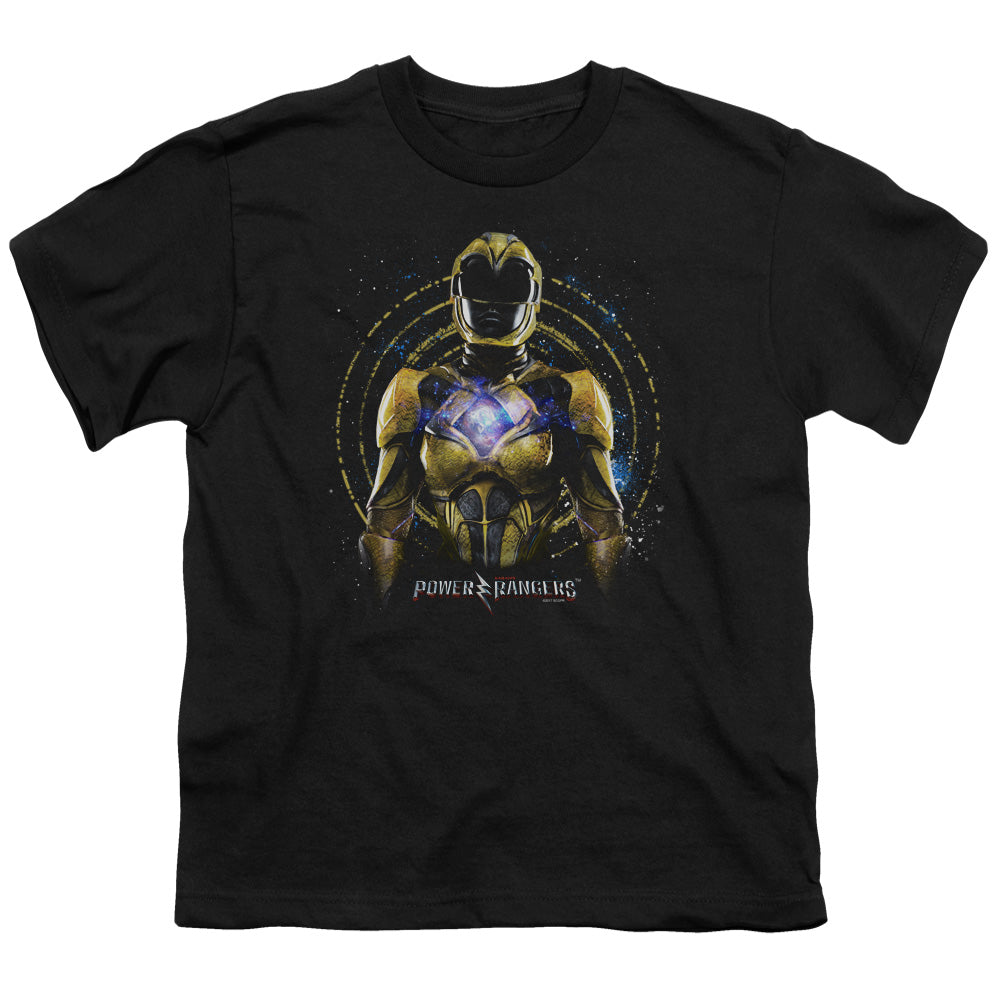 POWER RANGERS MOVIE/YELLOW RANGER - S/S YOUTH 18/1 - BLACK