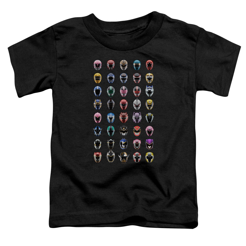 POWER RANGERS/VISUAL TIMELINE - S/S TODDLER TEE - BLACK